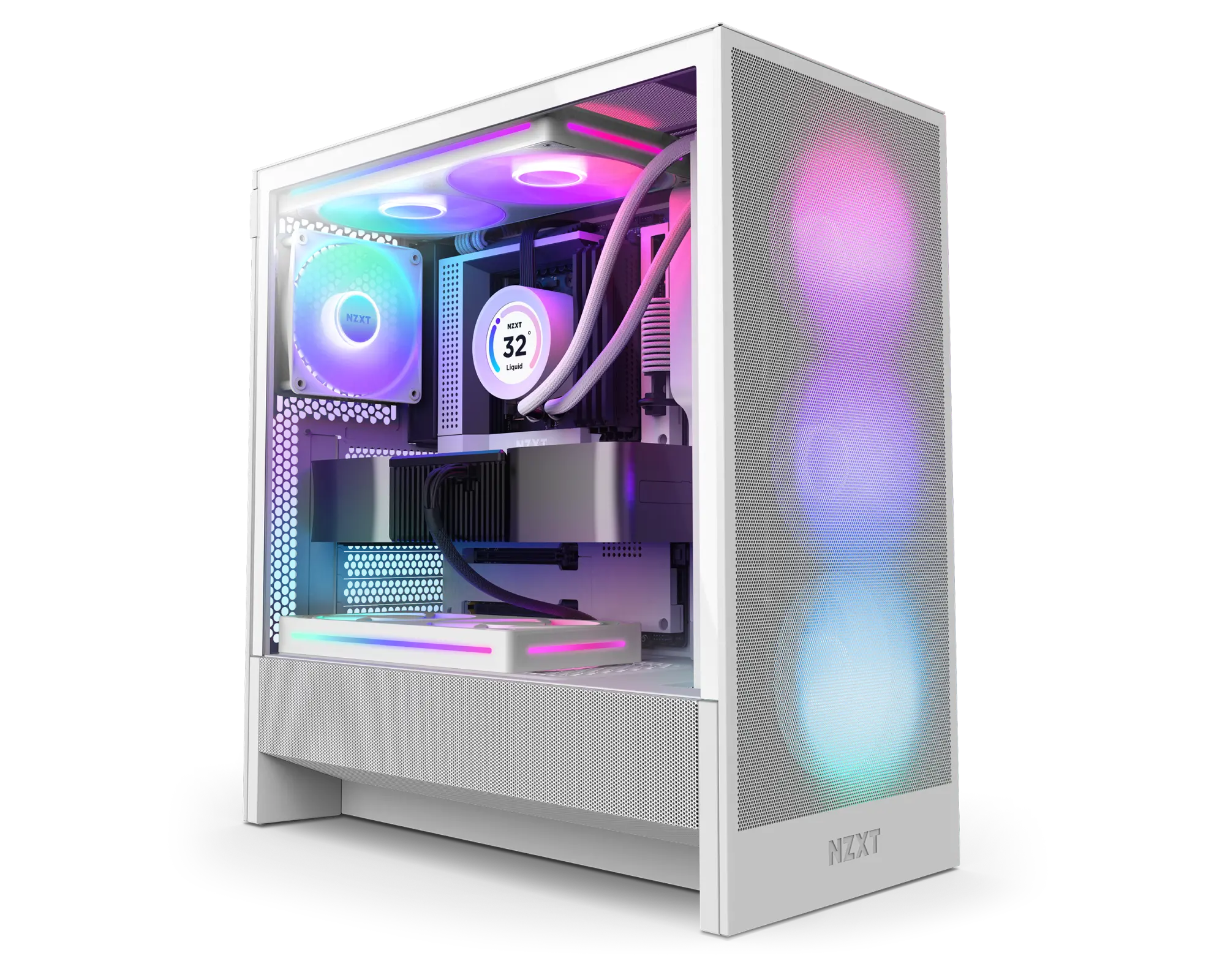 NZXT H5 FLOW RGB WHITE