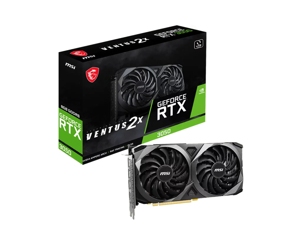 RTX 3050 8GB MSI VENTUS 2X XS